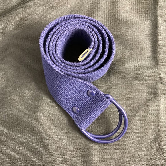 Esprit canvas Belt, Navy Blue size M